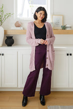 Load image into Gallery viewer, MICA- Petunia High Rise Wide Leg Jeans in Plum
