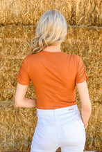 Load image into Gallery viewer, W23 Spare Your Time Bodysuit In Rust