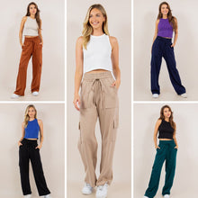 Load image into Gallery viewer, PREORDER: Ponte Stretch Cargo Pants In Five Colors ~ End 8/22