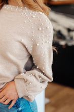 Load image into Gallery viewer, SP24- BIBI- String Me Along Pearl Accent Sweater