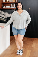 Load image into Gallery viewer, ONE ELEVEN NORTH- Striped Serendipity Pullover