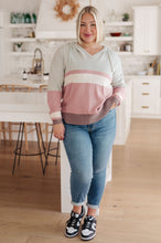 Load image into Gallery viewer, SP24- ONE ELEVEN NORTH- Stripes on Stripes Hoodie (Reg & Curvy)