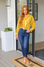 Load image into Gallery viewer, VERY J- Sweeter Than Nectar Lace Button Down in Honey
