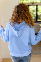 Load image into Gallery viewer, ONE ELEVEN NORTH- Throwback Heartthrob Hoodie in Sky (Reg & Curvy)