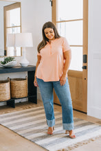 Load image into Gallery viewer, Tippy Top Ribbed Knit Henley (Reg & Curvy)