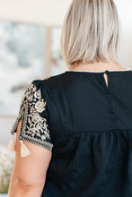 Load image into Gallery viewer, SP24- SAVANNA JANE- Try Again Embroidered Top