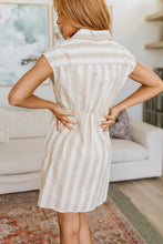 Load image into Gallery viewer, Twisted and Tailored Striped Dress- ANDREE' BY UNIT