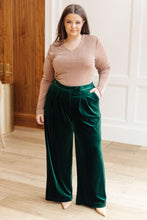 Load image into Gallery viewer, SP24- Velvet Elvis Wide Leg Velvet Pants