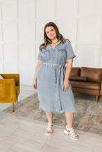 Load image into Gallery viewer, SP24- Wait for It Denim Shirtdress