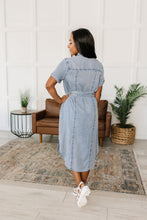 Load image into Gallery viewer, SP24- Wait for It Denim Shirtdress