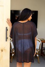 Load image into Gallery viewer, COTTON BLEU- Warm Days, Cool Nights Top in Black