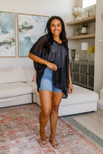 Load image into Gallery viewer, COTTON BLEU- Warm Days, Cool Nights Top in Black