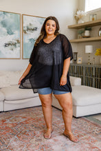 Load image into Gallery viewer, COTTON BLEU- Warm Days, Cool Nights Top in Black