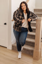 Load image into Gallery viewer, Warped Noise Reversible Plaid Shacket