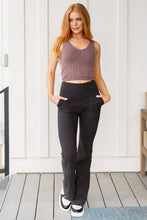 Load image into Gallery viewer, RAE MODE- Where are You Flared Leggings in Black