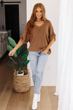 Load image into Gallery viewer, Wonder Why V-Neck Short Sleeve Sweater (Reg & Curvy)