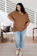 Load image into Gallery viewer, Wonder Why V-Neck Short Sleeve Sweater (Reg & Curvy)