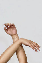 Load image into Gallery viewer, Words For a Season Temporary Tattoo - "LOVE"