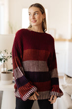 Load image into Gallery viewer, World of Wonder Striped Sweater (Reg & Curvy )