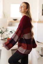 Load image into Gallery viewer, World of Wonder Striped Sweater (Reg & Curvy )
