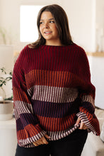 Load image into Gallery viewer, World of Wonder Striped Sweater (Reg & Curvy )