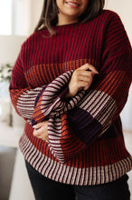 Load image into Gallery viewer, World of Wonder Striped Sweater (Reg & Curvy )