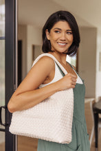 Load image into Gallery viewer, Woven and Worn Tote in Ivory