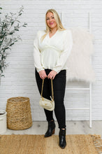 Load image into Gallery viewer, WEEKEND DEAL - Xanadu Long Sleeve V Neck Blouse in White