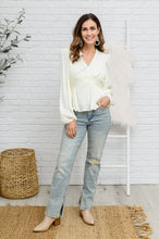 Load image into Gallery viewer, WEEKEND DEAL - Xanadu Long Sleeve V Neck Blouse in White