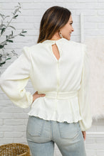 Load image into Gallery viewer, WEEKEND DEAL - Xanadu Long Sleeve V Neck Blouse in White