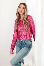 Load image into Gallery viewer, You Found Me Sequin Top in Fuchsia (Reg & Curvy)