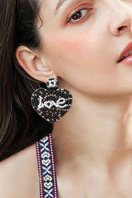 Load image into Gallery viewer, Valentines *Love Spell* : Beaded Heart Earrings