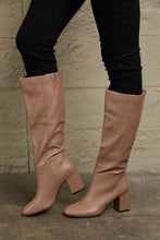 Load image into Gallery viewer, East Lion Corp Block Heel Knee High Boots