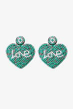 Load image into Gallery viewer, Valentines *Love Spell* : Beaded Heart Earrings