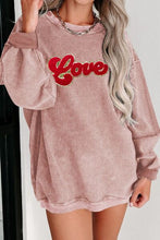 Load image into Gallery viewer, Valentines Cozy Chic *LOVE* : Dropped Shoulder Sweatshirt