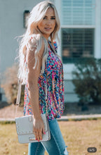 Load image into Gallery viewer, Forget Me Not Flounce Top (Reg & Plus)