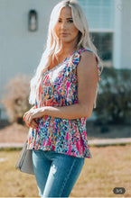 Load image into Gallery viewer, Forget Me Not Flounce Top (Reg & Plus)