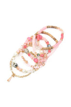 Load image into Gallery viewer, Playful Pink Bracelet Stack