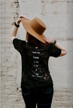 Load image into Gallery viewer, You are Beautiful Black Bleached Tee