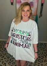 Load image into Gallery viewer, Christmas Sparkle Dress *White* (OS & Plus)