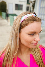 Load image into Gallery viewer, Multicolor Polka Dot &amp; Heart Candy Twist Headband
