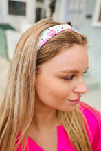 Load image into Gallery viewer, Multicolor Polka Dot &amp; Heart Candy Twist Headband
