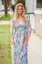 Load image into Gallery viewer, Star Struck Vintage Floral Midi Dress with Side Pockets
