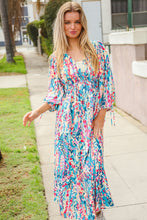 Load image into Gallery viewer, Star Struck Vintage Floral Midi Dress with Side Pockets
