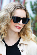 Load image into Gallery viewer, Black Thick Frame Rectangle Sunglasses
