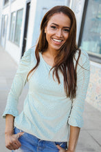 Load image into Gallery viewer, Dazzle in Grey Animal Print Ruched Sleeve Round Neck Top
