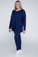 Load image into Gallery viewer, Zenana- Curvy Buttery Soft Brushed Loungewear Set (1X- 3X)
