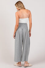 Load image into Gallery viewer, SAGE + FIG Drawstring Smocked High Waist Pants
