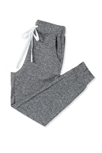 Load image into Gallery viewer, LILLY- Gray Drawstring Waist Pocketed Joggers
