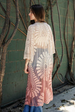 Load image into Gallery viewer, LETO- Ombre Bohemian Lace Kimono
